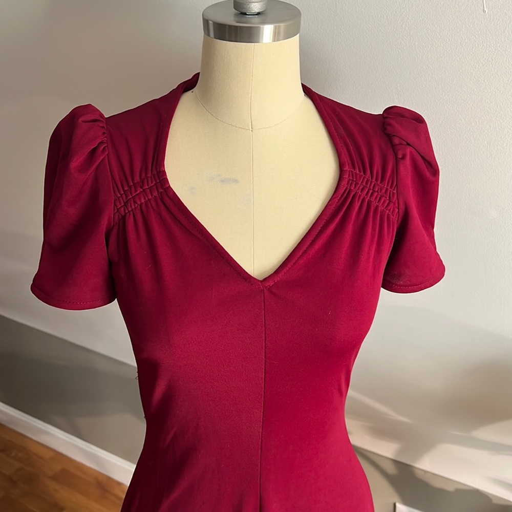 VTG 70s Does 40s Maxi Dress